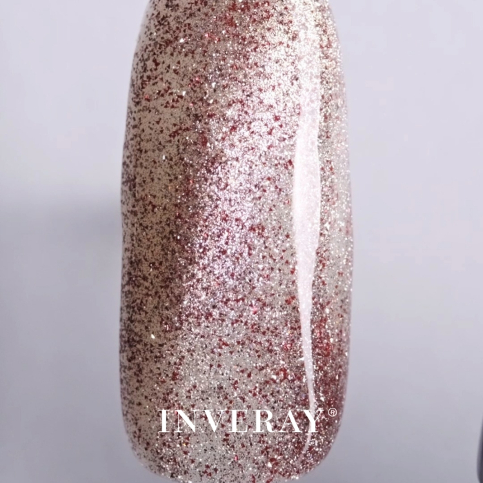 Inveray UV/LED CAT EYE Gel Nail Polish TPO & HEMA Free N°274 CORAL FLAME [2]