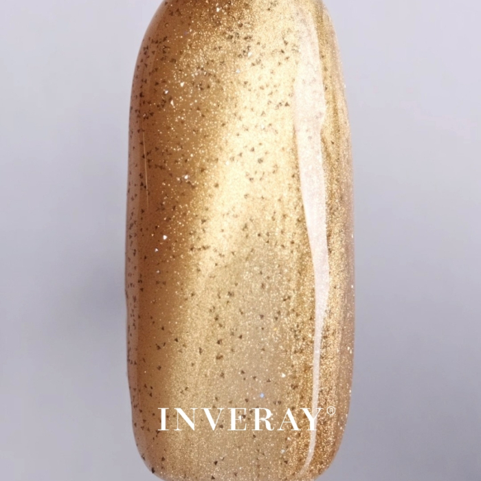 Inveray UV/LED CAT EYE Gel Nail Polish TPO & HEMA Free N°278 GOLDEN ECLIPSE [2]