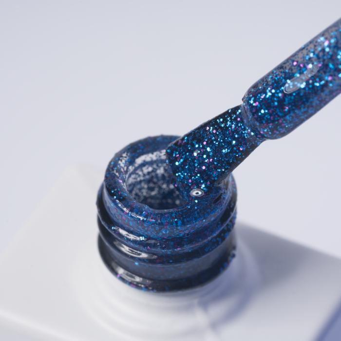 Inveray UV/LED Gel Nail Polish Luxury Collection N°161 AQUAMARINE SPARKLE [2]