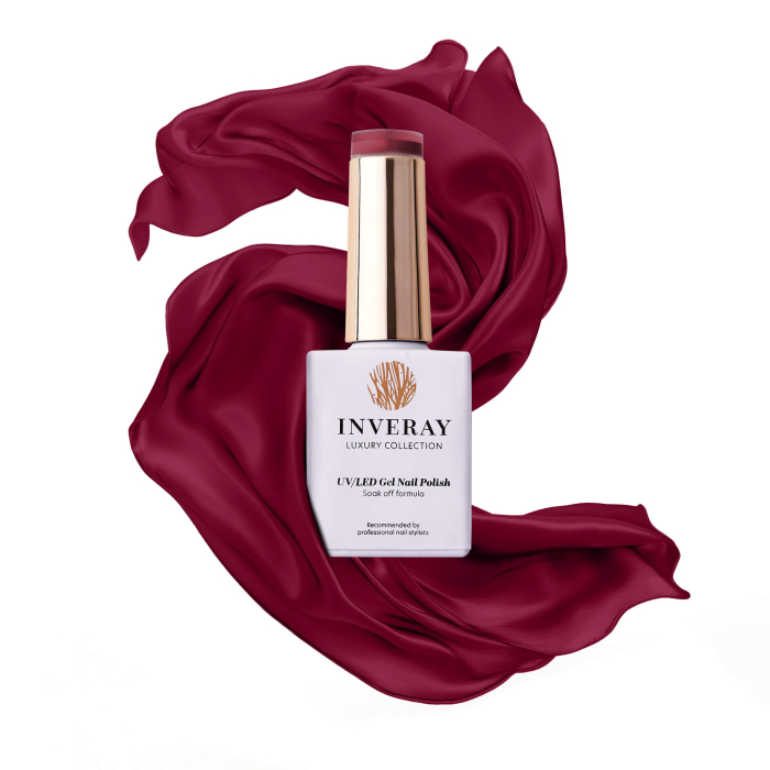 Inveray UV/LED Gel Nail Polish Luxury Collection N°190 BORDEAUX [1]