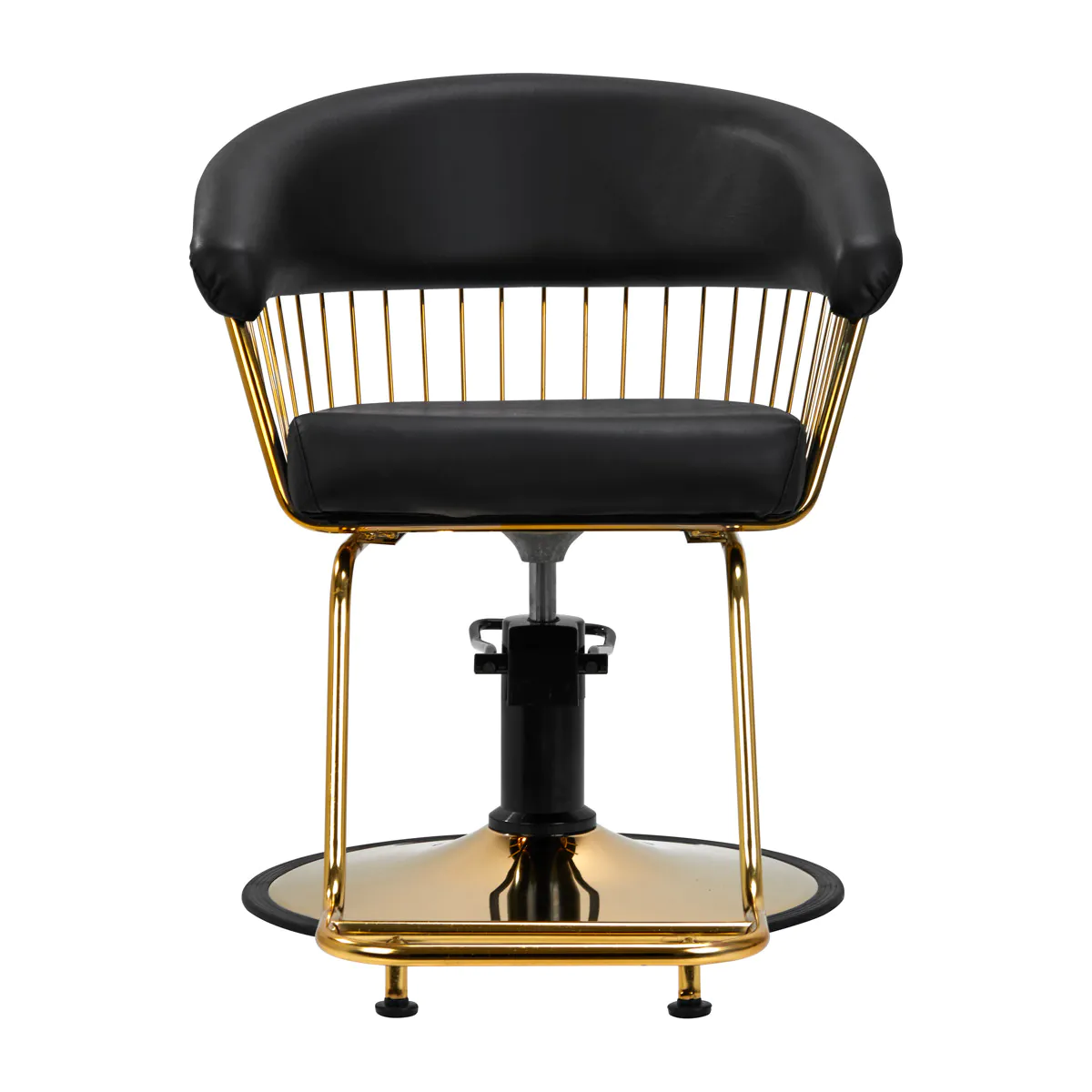 Scaun coafor Lille negru-auriu [3]