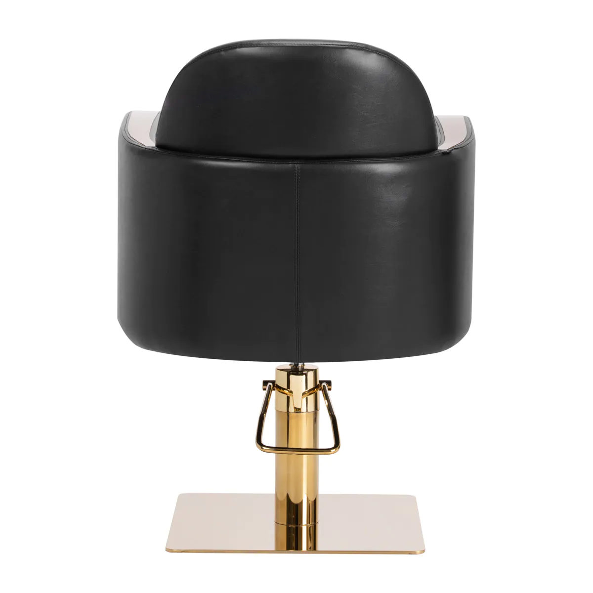 Scaun coafor Malaga negru-auriu [4]