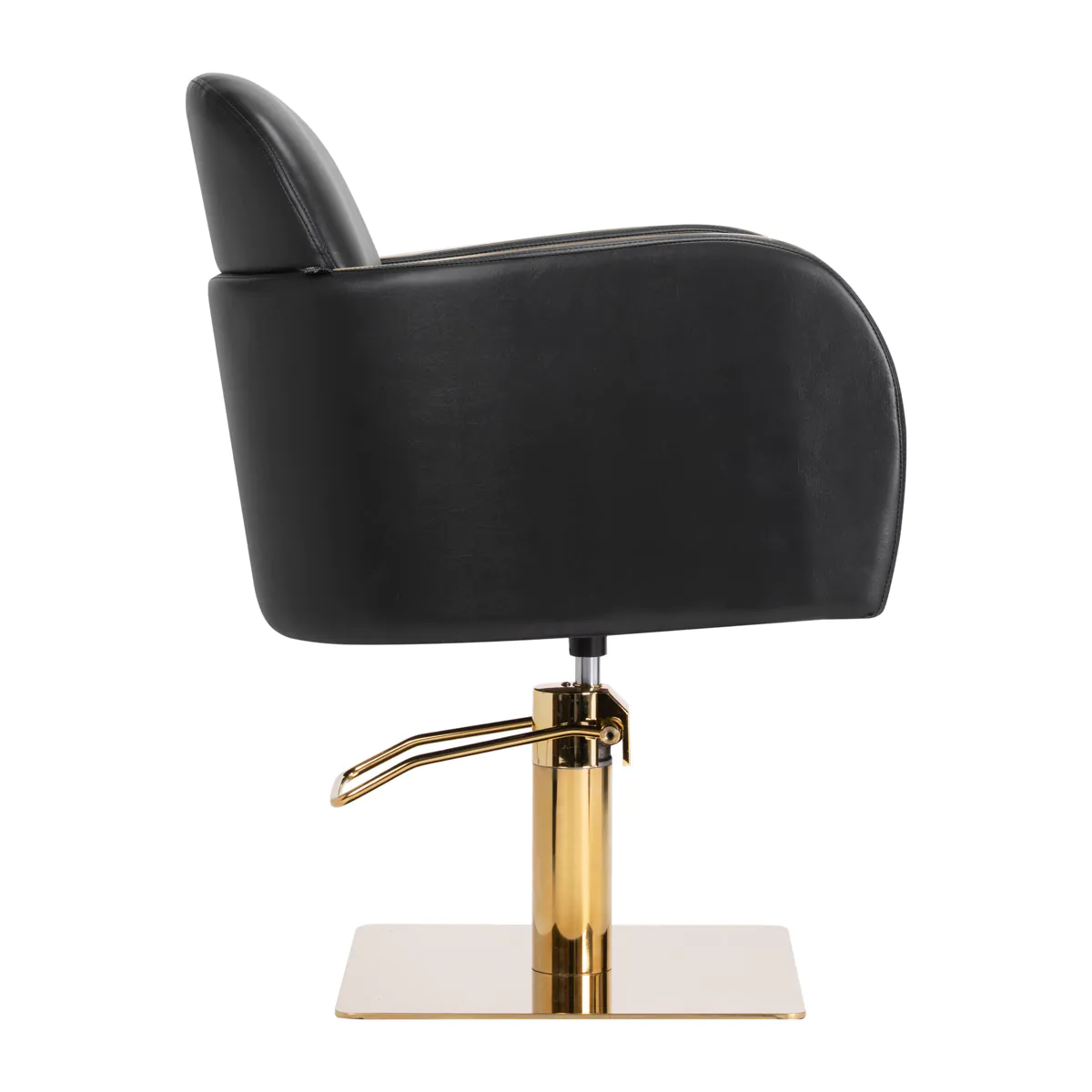 Scaun coafor Malaga negru-auriu [3]