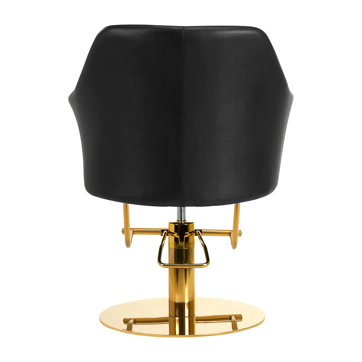Scaun coafor Marbella negru-auriu [4]