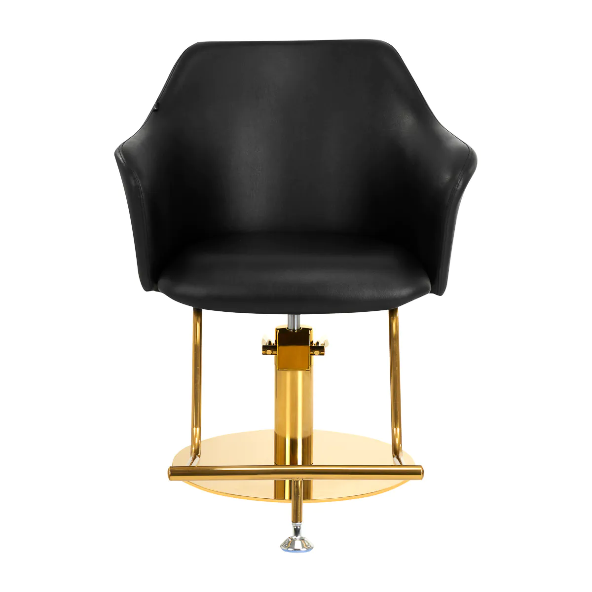 Scaun coafor Marbella negru-auriu [3]