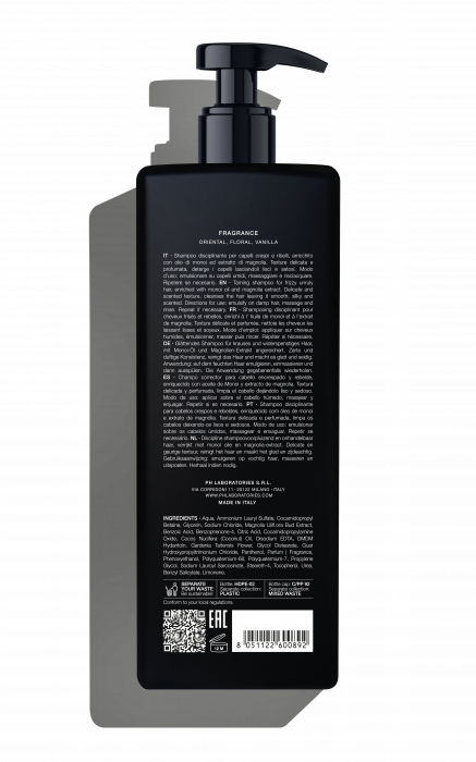 Sampon Smooth Perfect, disciplinant pentru par rebel, pH Laboratories, 1000 ml [2]