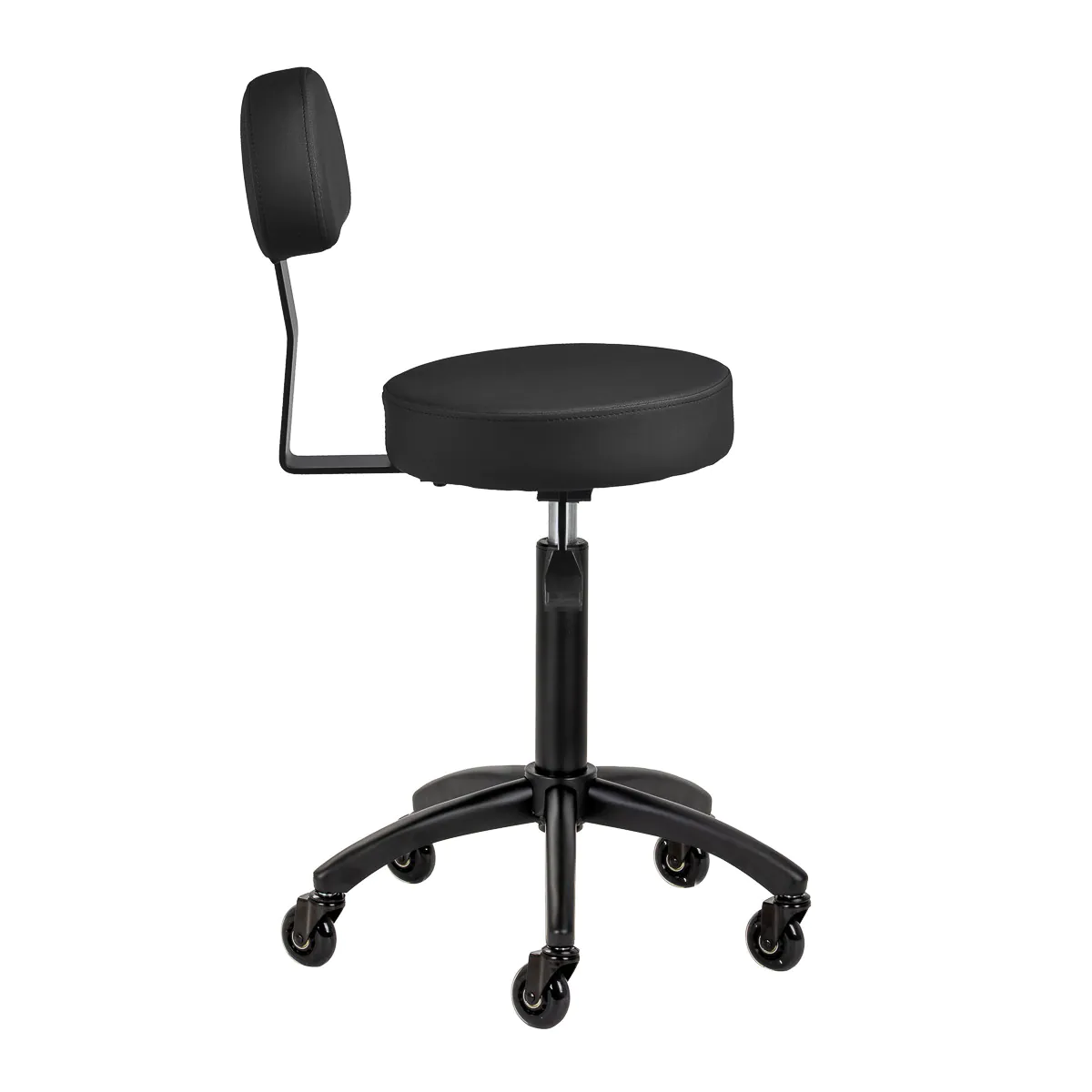 Taburet coafor D026 negru [3]