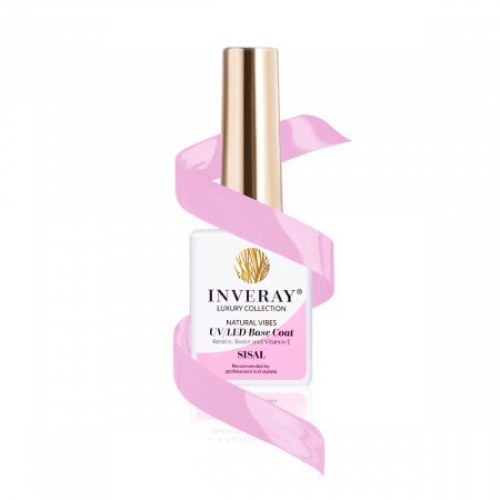 UV/LED Natural Vibes Base Coat - Baze colorate tratament - Base Coat Inveray UV/LED Natural Vibes Collection SISAL
