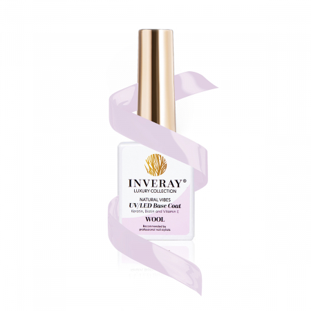 UV/LED Natural Vibes Base Coat - Baze colorate tratament - Base Coat Inveray UV/LED Natural Vibes Collection WOOL