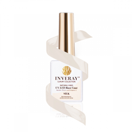 UV/LED Natural Vibes Base Coat - Baze colorate tratament - Base Coat Inveray UV/LED Natural Vibes Collection SILK