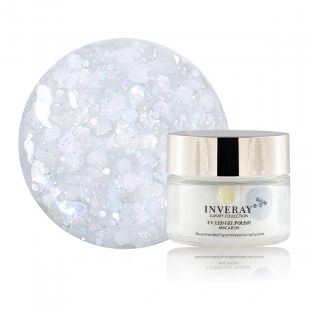 UV/LED Macaron - Inveray Macaron UV/LED Gel Polish N°01 SUGAR