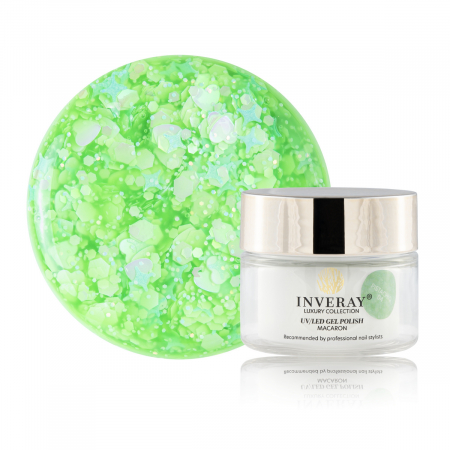 UV/LED Macaron - Inveray Macaron UV/LED Gel Polish N°04 PISTACHIO