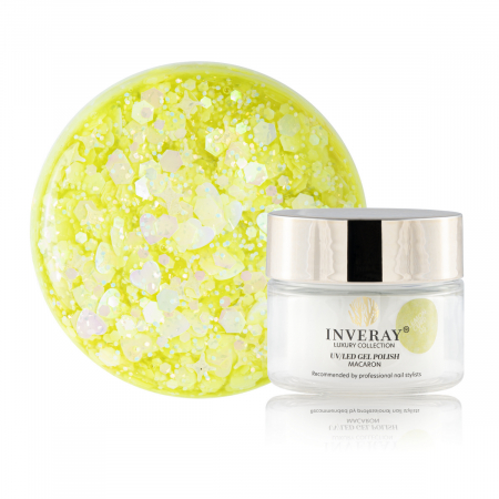 UV/LED Macaron - Inveray Macaron UV/LED Gel Polish N°05 LEMON CURD