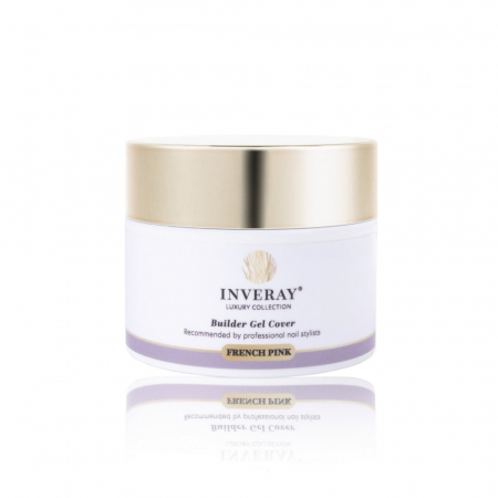 Builder Gel UV/LED - Gel construcție - Inveray UV/LED Builder Gel Luxury Collection FRENCH PINK 50ml