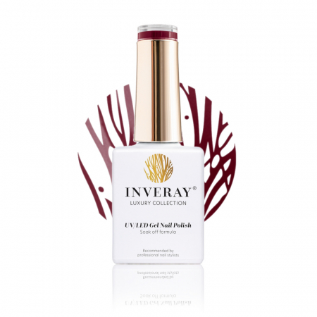 Roșu - Inveray UV/LED Gel Nail Polish Luxury Collection N°101 FEVER