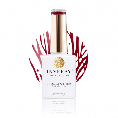 Roșu - Inveray UV/LED Gel Nail Polish Luxury Collection N°104 TEMPERAMENT
