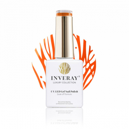 Portocaliu - Inveray UV/LED Gel Nail Polish Luxury Collection N°134 CHARMING CLEMENTINE