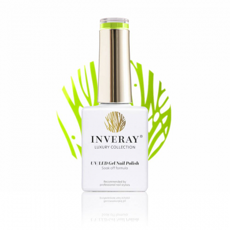 Verde - Inveray UV/LED Gel Nail Polish Luxury Collection N°136 LIME LIGHT