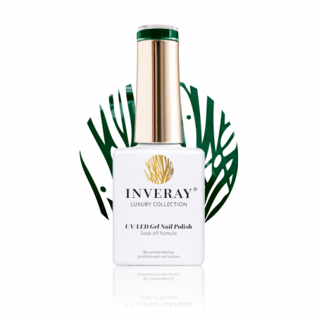 UV/LED Gel Nail Polish - Ojă semipermanentă - Inveray UV/LED Gel Nail Polish Luxury Collection N°154 GREENLAND