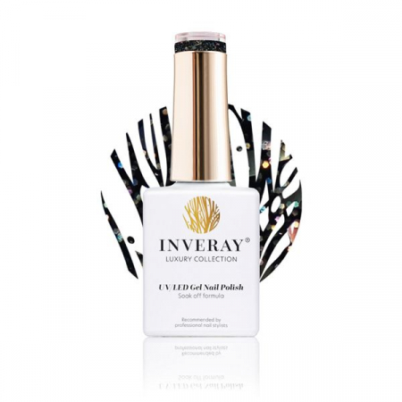 UV/LED Gel Nail Polish - Ojă semipermanentă - Inveray UV/LED Gel Nail Polish Luxury Collection N°164 NIGHT DRESS