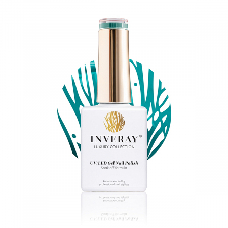 UV/LED Gel Nail Polish - Ojă semipermanentă - Inveray UV/LED Gel Nail Polish Luxury Collection N°165 CLOUDLESS SKY