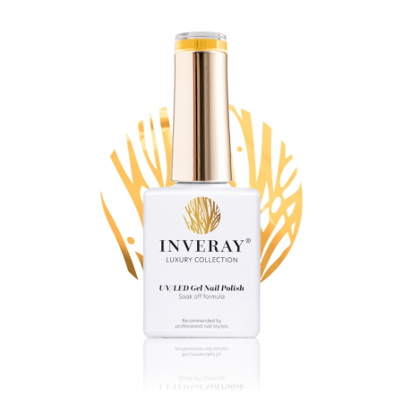 UV/LED Gel Nail Polish - Ojă semipermanentă - Inveray UV/LED Gel Nail Polish Luxury Collection N°166 THE SUN