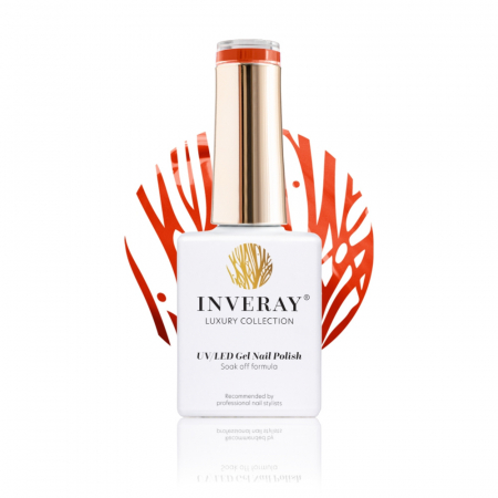 UV/LED Gel Nail Polish - Ojă semipermanentă - Inveray UV/LED Gel Nail Polish Luxury Collection N°168 SPICY PEPPER