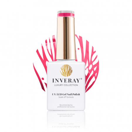 UV/LED Gel Nail Polish - Ojă semipermanentă - Inveray UV/LED Gel Nail Polish Luxury Collection N°169 WILD ROSE