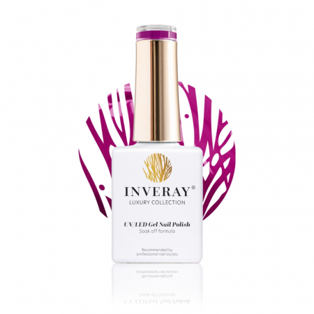 Mov - Inveray UV/LED Gel Nail Polish Luxury Collection N°172 DARK FUCHSIA