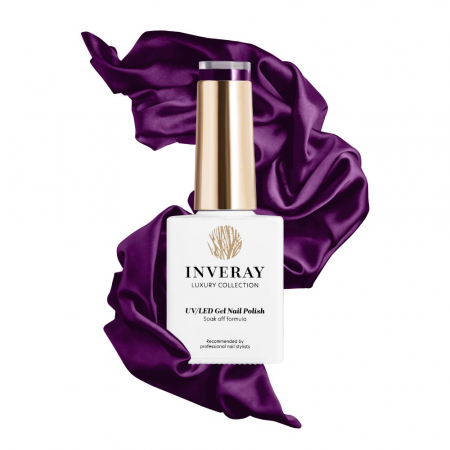 Mov - Inveray UV/LED Gel Nail Polish Luxury Collection N°180 PLUM