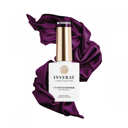 Inveray UV/LED Gel Nail Polish Luxury Collection N°196 MAJESTIC VIOLET