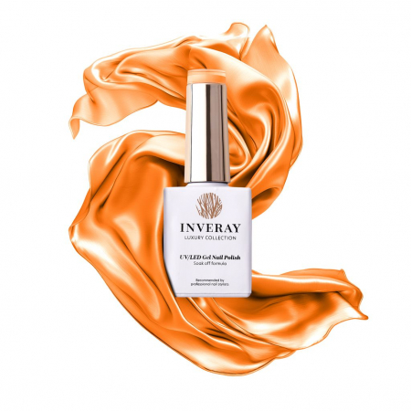 UV/LED Gel Nail Polish - Ojă semipermanentă - Inveray UV/LED Gel Nail Polish Luxury Collection N°219 SAHARAN SUNSET GOLD