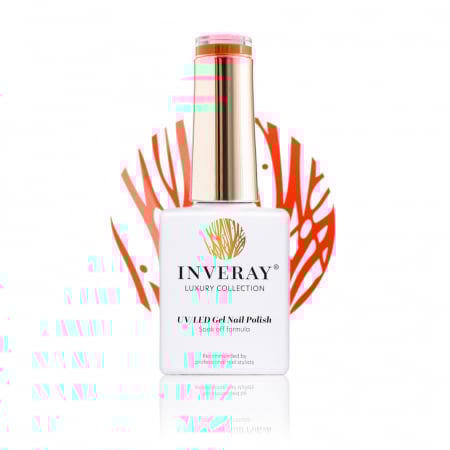 UV/LED Gel Nail Polish - Ojă semipermanentă - Inveray UV/LED Gel Nail Polish Luxury Collection N°25 PASSION