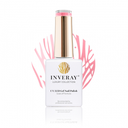UV/LED Gel Nail Polish - Ojă semipermanentă - Inveray UV/LED Gel Nail Polish Luxury Collection N°3 DAINTINESS