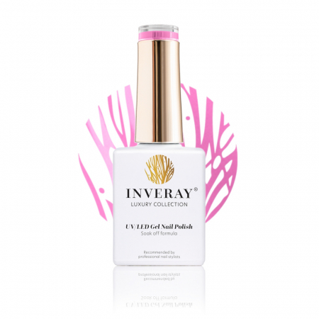 UV/LED Gel Nail Polish - Ojă semipermanentă - Inveray UV/LED Gel Nail Polish Luxury Collection N°4 ATTRACTION