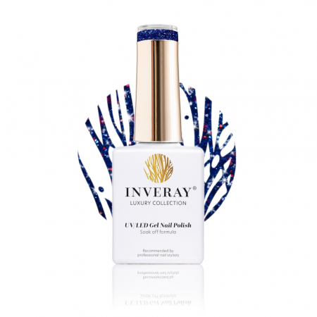 UV/LED Gel Nail Polish - Ojă semipermanentă - Inveray UV/LED Gel Nail Polish Luxury Collection N°65 UNIVERSE