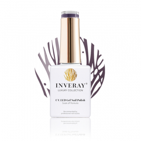 UV/LED Gel Nail Polish - Ojă semipermanentă - Inveray UV/LED Gel Nail Polish Luxury Collection N°72 HUSH