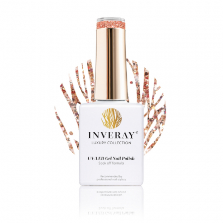 UV/LED Gel Nail Polish - Ojă semipermanentă - Inveray UV/LED Gel Nail Polish Luxury Collection N°75 FAME