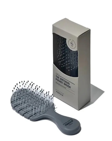 Perii de tapat, curbat și descâlcire - Perie de păr Virtuous Pocket Brush, Natural Haircare Previa
