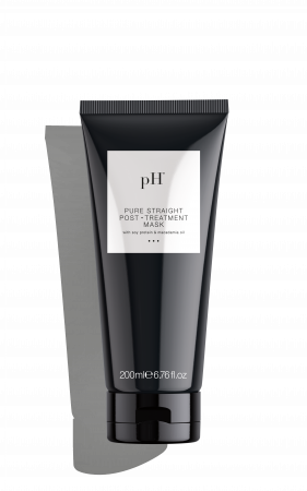 Păr creț, ondulat - Masca tratament, Pure Straight Post, pentru indreptarea parului, ph Laboratories, 200 ml