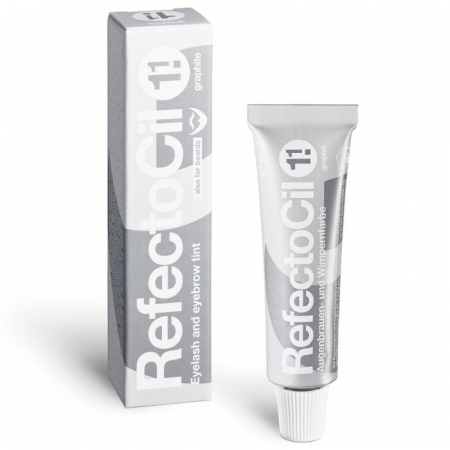 Vopsea și oxidanți pentru gene și sprâncene RefectoCil - RefectoCil Graphite Nr. 1.1 vopsea gene sprancene 15 ml