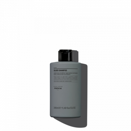 Păr blond, decolorat - Sampon Silver, pentru par blond, Blonde Hair, Previa, 340 ml