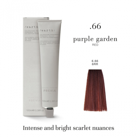 PĂR - Vopsea permanenta Previa Earth  6.66 6RR DARK DEEP RED BLONDE 100 ml