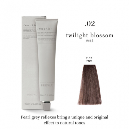 PĂR - Vopsea permanenta Previa Earth 7.02 7NV Medium Irisee Blonde 100 ml