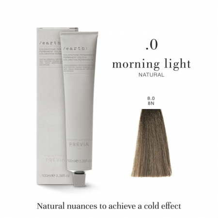 Vopsea de păr Previa Earth - Vopsea permanenta Previa Earth 8.0 8N Light Blonde 100 ml