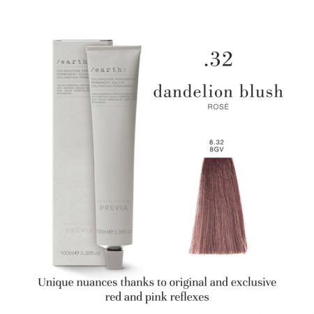 PĂR - Vopsea permanenta Previa Earth 8.32 8GV Light Rose Blonde 100 ml