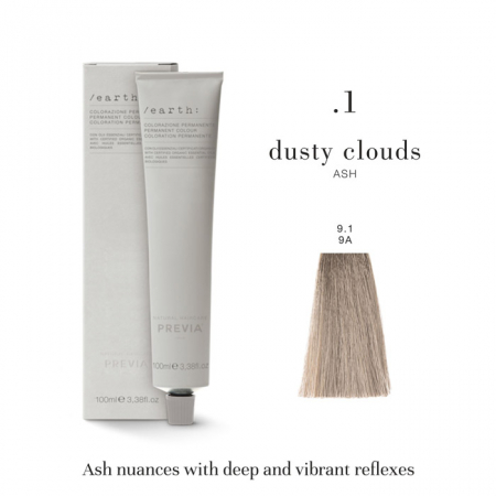 Vopsea de păr Previa Earth - Vopsea permanenta Previa Earth 9.1 9A Very Light Ash Blonde 100 ml