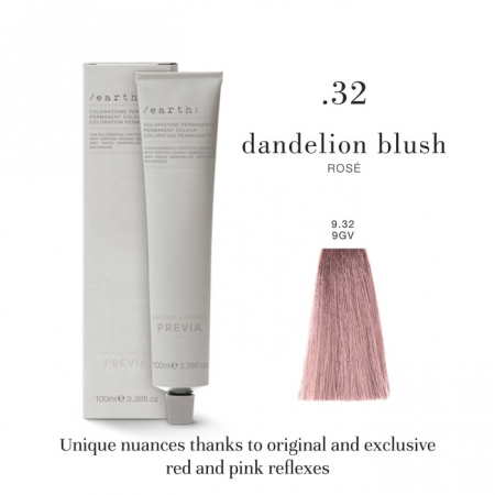 PĂR - Vopsea permanenta Previa Earth 9.32 9GV Very Light Rose Blonde 100 ml