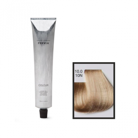 Vopsea de păr Previa Vibrant Shiny Colour - Vopsea permanenta Previa Vibrant Shiny Colour 10.0 10N Platinum 100 ml