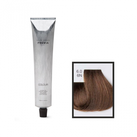 Vopsea de păr Previa Vibrant Shiny Colour - Vopsea permanenta Previa Vibrant Shiny Colour 6.0 6N Dark Blonde 100 ml